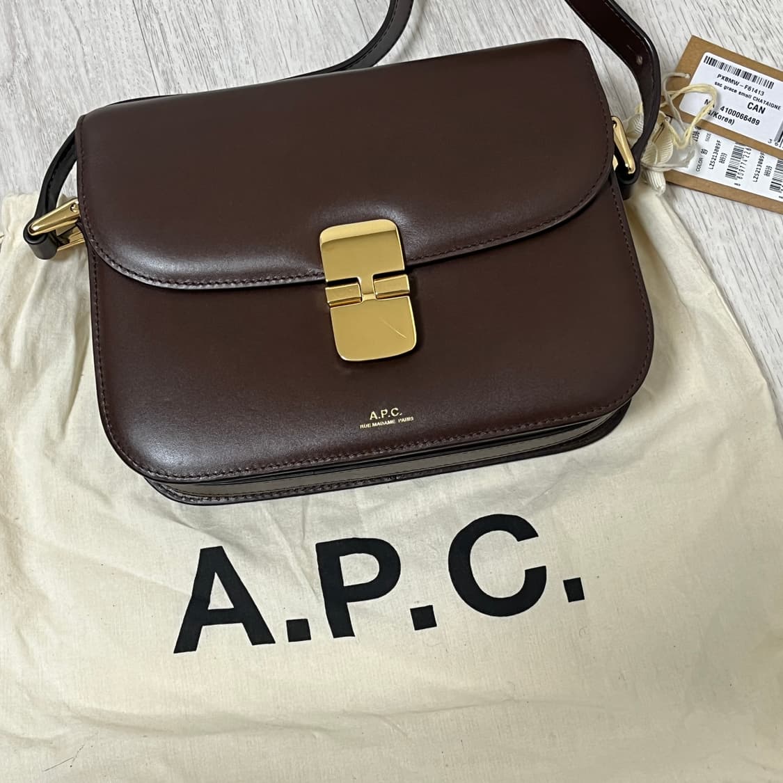 아페쎄 그레이스 스몰 브라운 상품이미지1