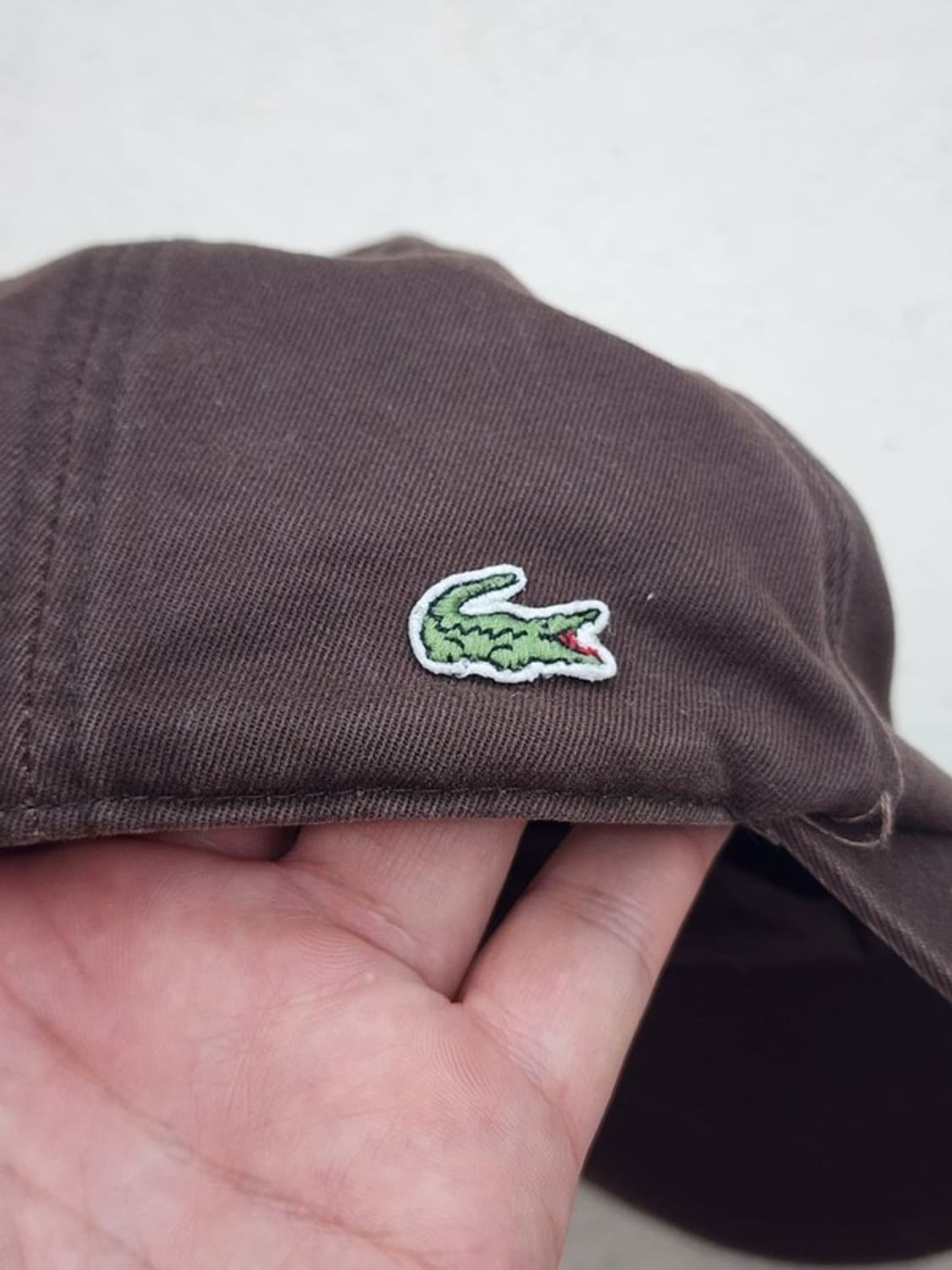 LACOSTE 브라운 볼캡 상품이미지5