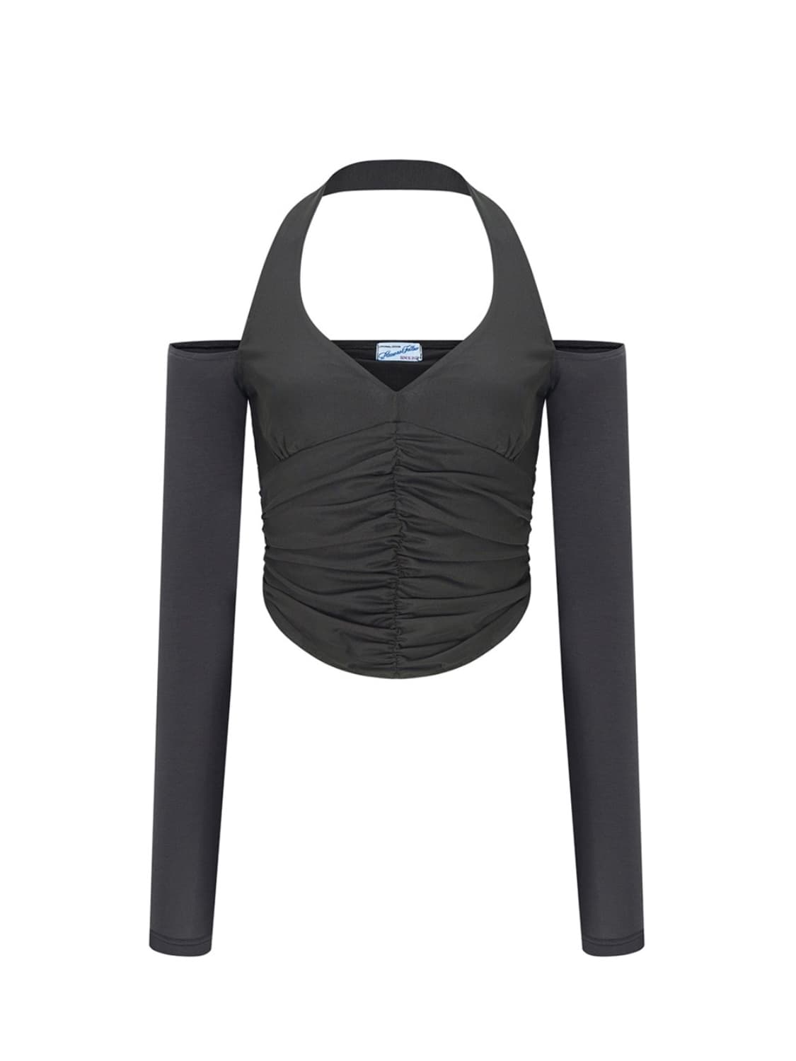 플리즈노팔로우 Riley Mesh Shirring Long Sleeve 상품이미지1