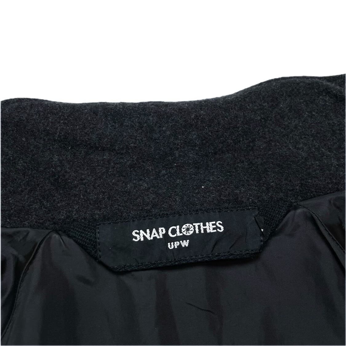 1990‘s snap clothes zip wool jacket 상품이미지7