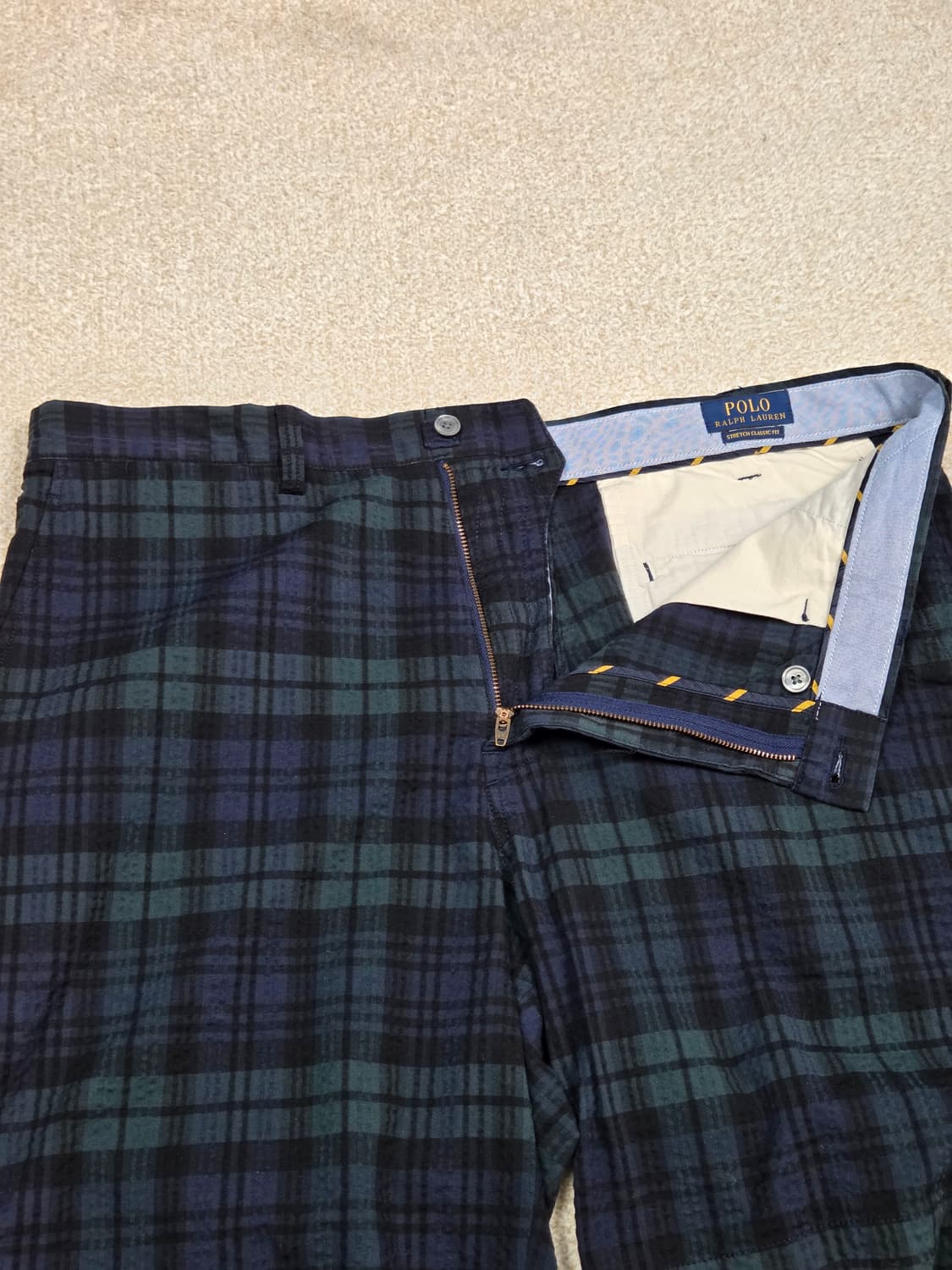 [폴로 랄프로렌] 스트레치 블랙와치 타탄체크 하프 팬츠 | S00151 상품이미지7