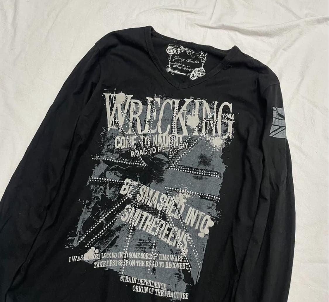 Wreckin punk printing sleeves 상품이미지2