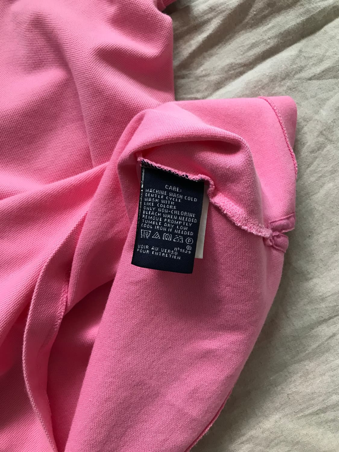 폴로 랄프로렌 여성라인 빅포니로고 핑크 카라티 상품이미지8