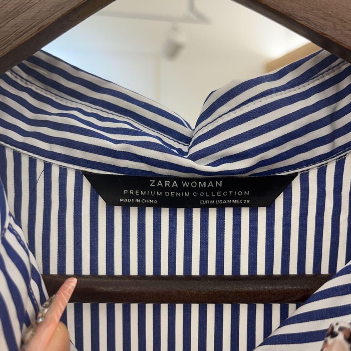 자라 언발 페어리 드레스 셔츠 블라우스 M C08201 상품이미지5