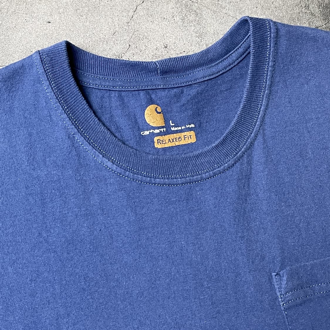 CARHARTT 칼하트 블루 포켓 슬리브리스 A01187 상품이미지2