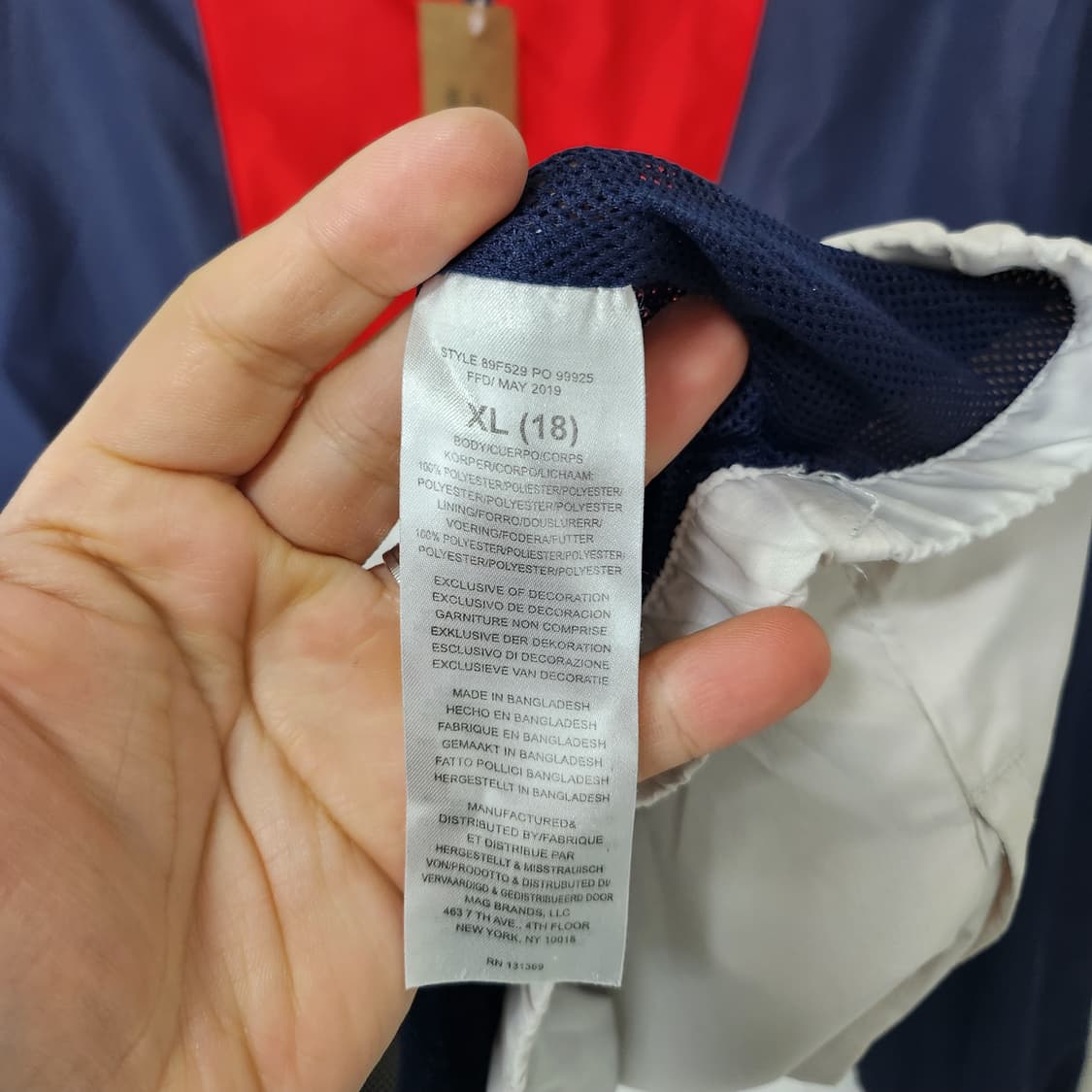 휠라 후드 아노락 [남 L] 상품이미지6