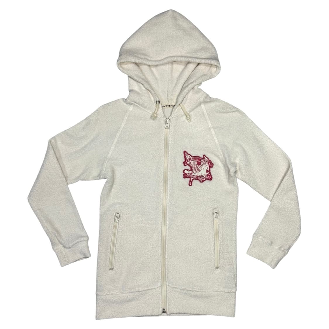 히스테릭 글래머 아카이브 유니콘 패치 테리 원단 후드 집업 자켓 상품이미지1