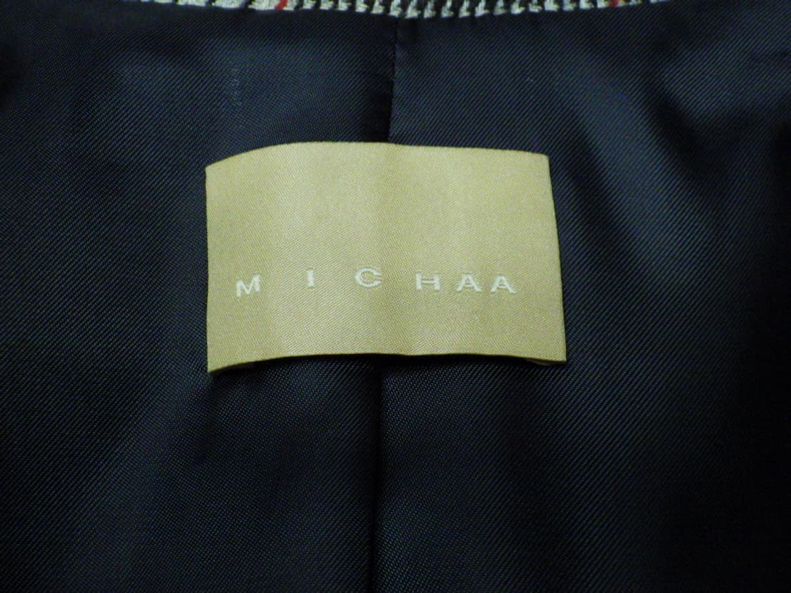 (85/55size) 미샤 MICHAA 울혼방 글렌체크 코트 상품이미지7