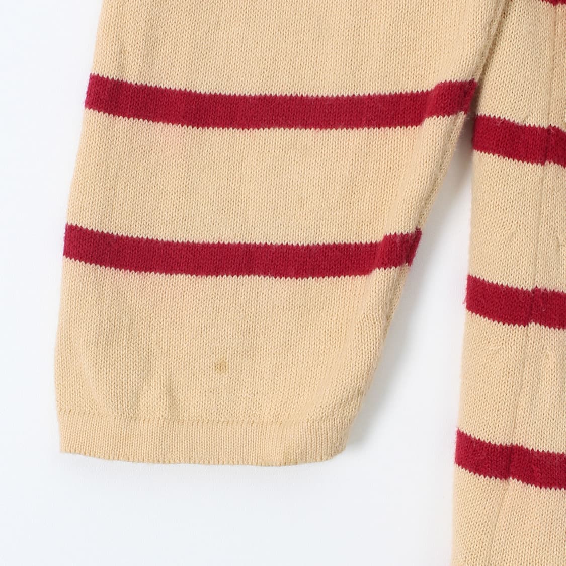 버버리 스트라이프 줄무늬 베이직 레드 니트 상품이미지7