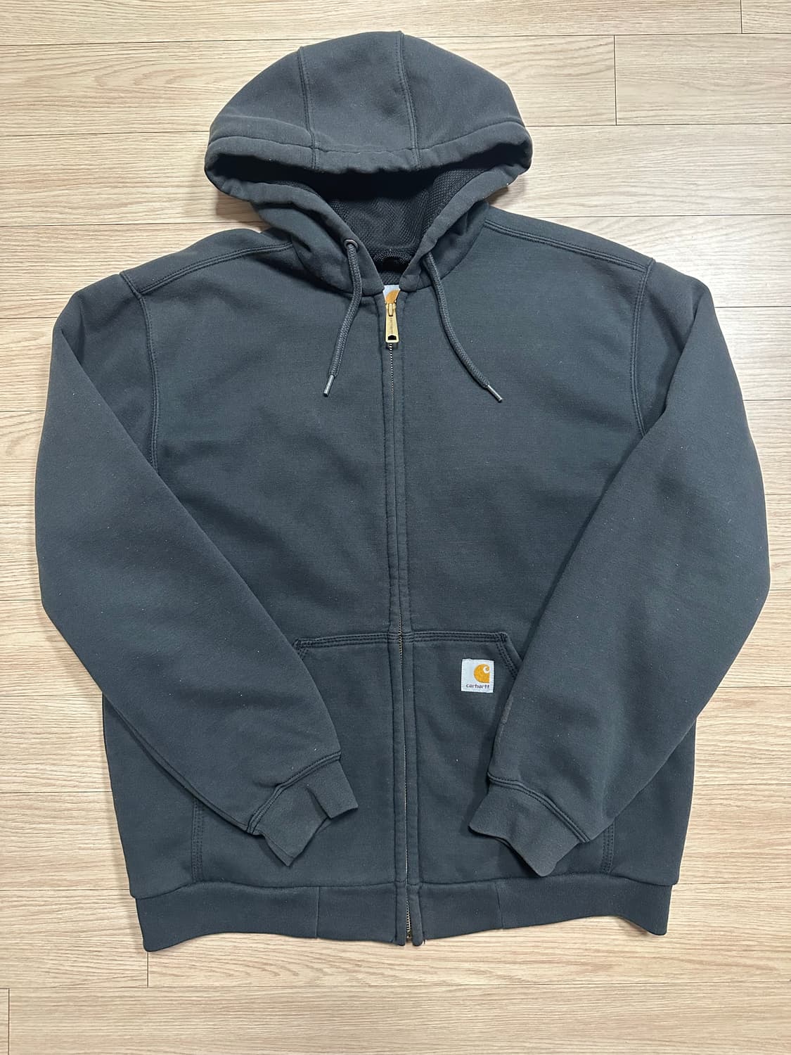 칼하트 레인디펜더 후드집업 차콜(카본헤더) s 상품이미지1