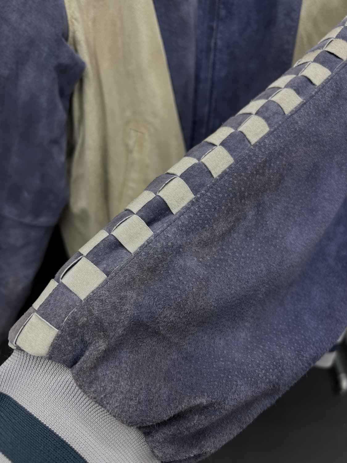 VTG 스웨이드 배색 자켓 상품이미지6