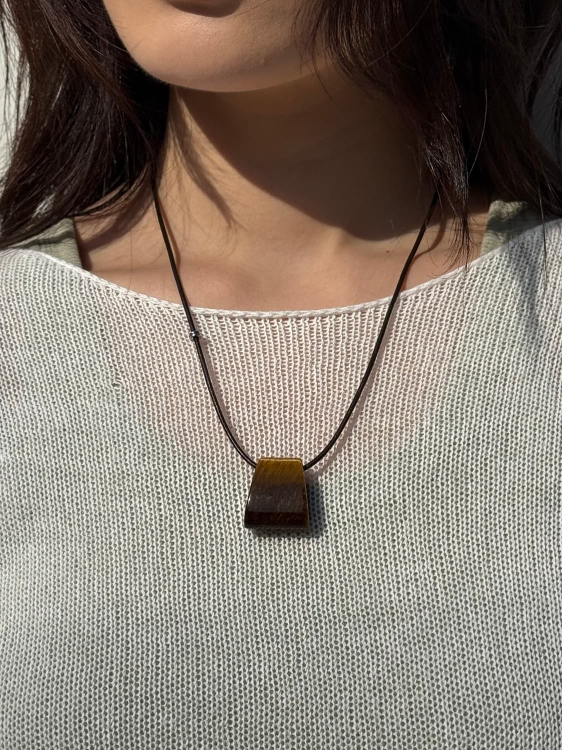 Stone Necklace – Tiger Eye 상품이미지1