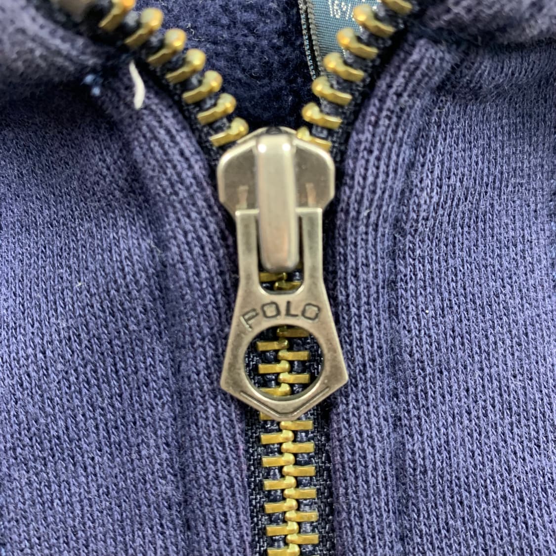 폴로 랄프로렌 포니로고 써멀 후드집업 네이비 상품이미지4