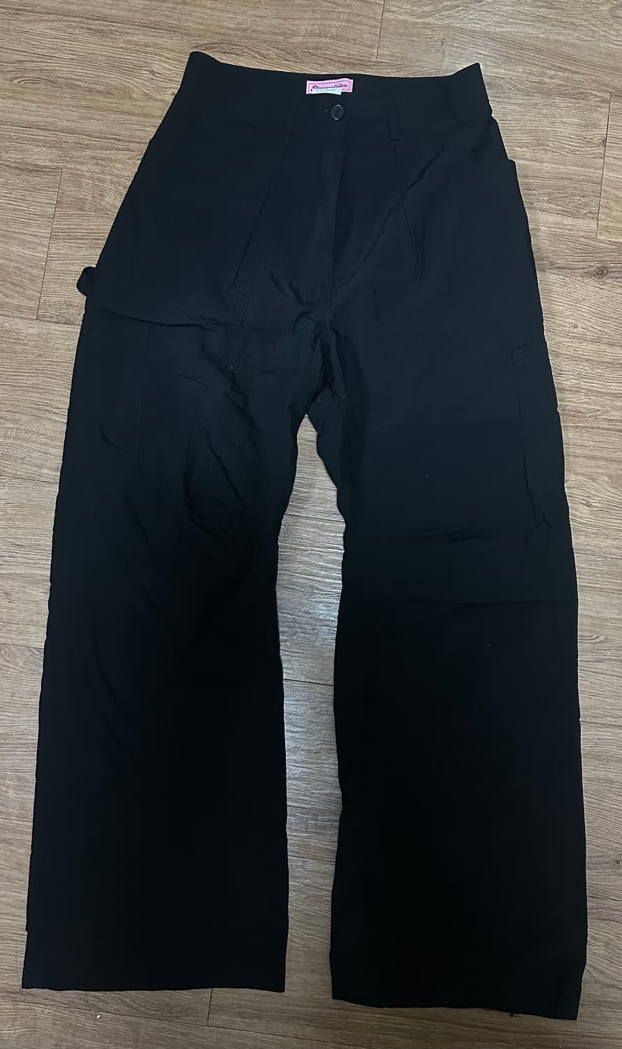 플리즈노팔로우 22ss 빈티지 카고 팬츠 블랙 상품이미지2