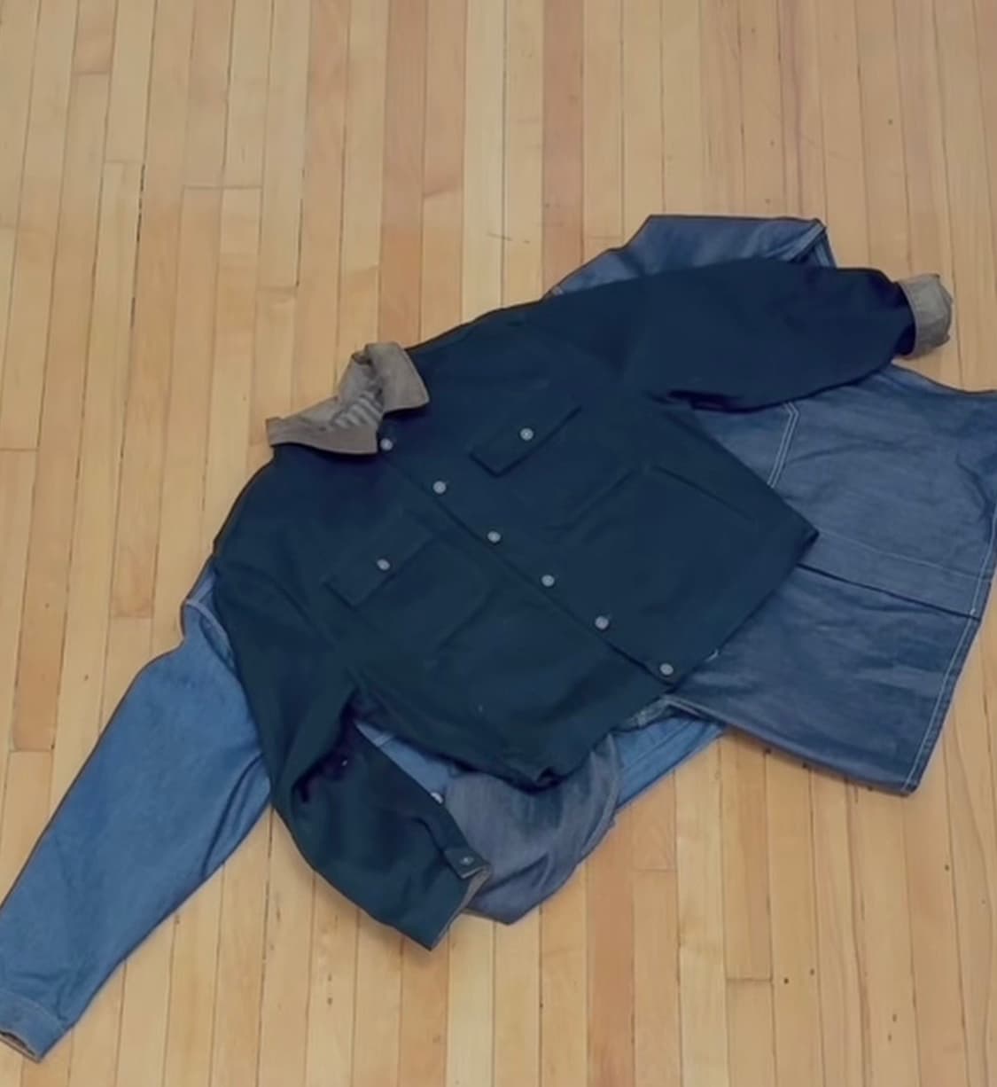 [M, L구매중] 이지 시즌6 데님자켓 샘플 상품이미지1