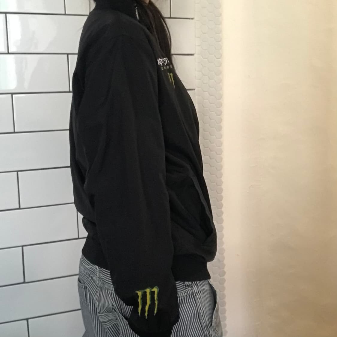 몬스터 에너지 사선 집업 자켓 상품이미지4