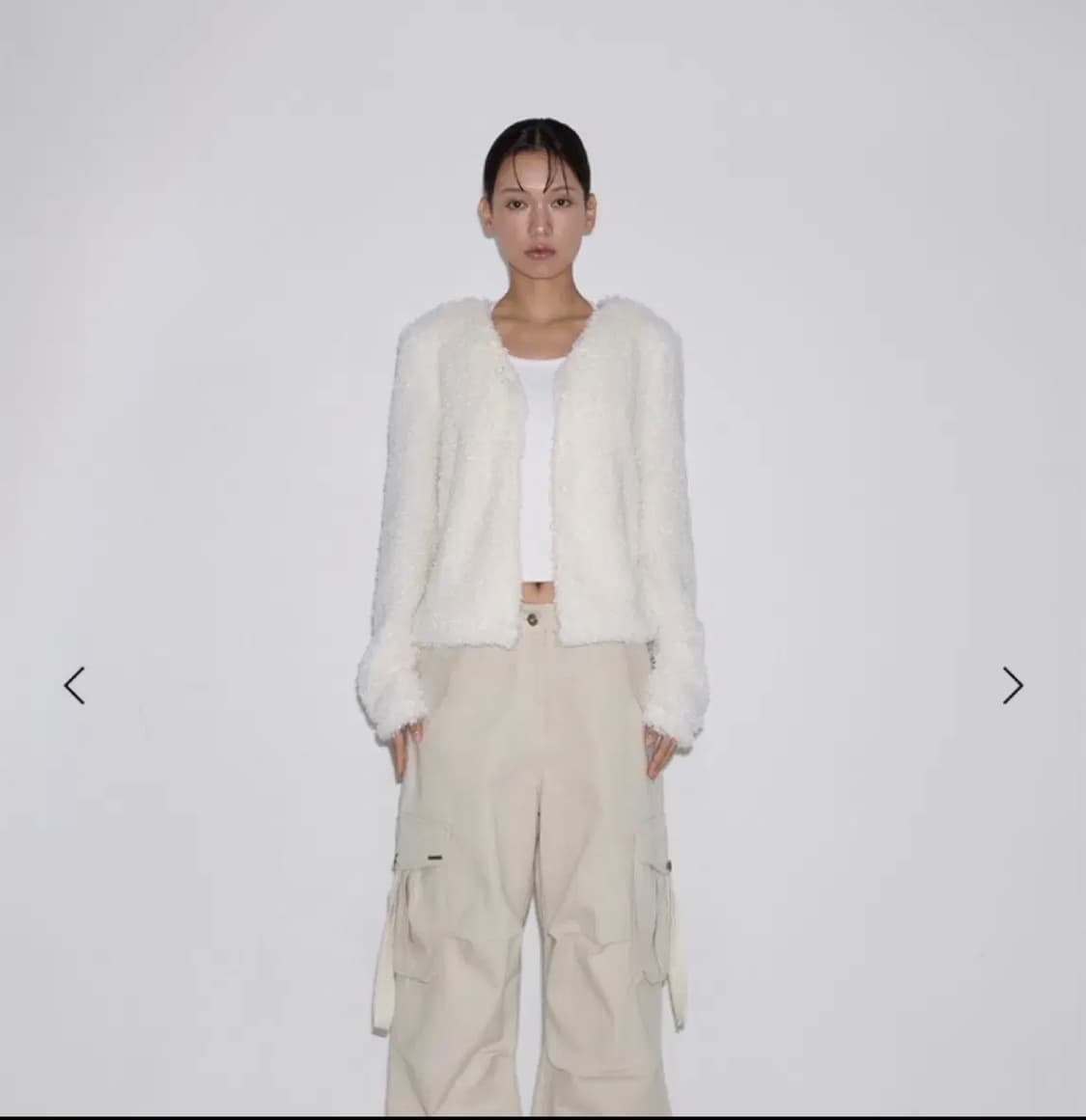 이네기 퍼가디건 상품이미지2