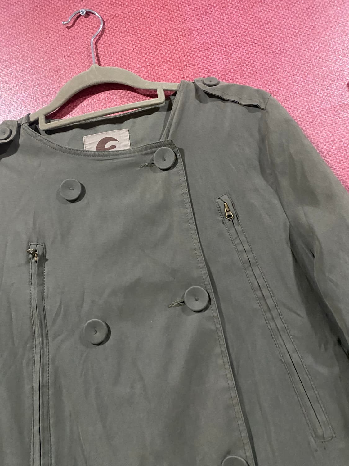 Anais 카키색 트렌치 코트55 상품이미지5