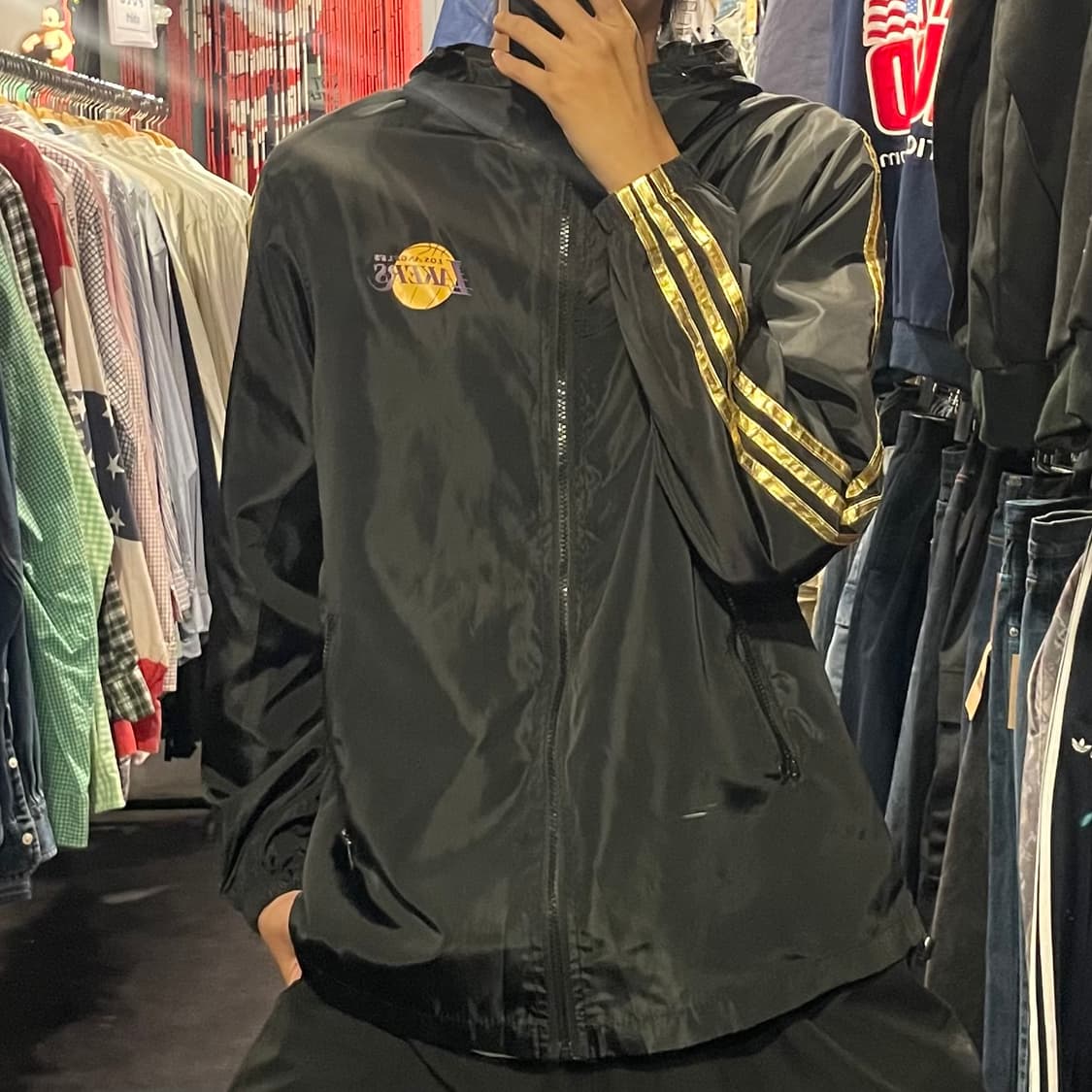 [IM] Lakers 레이커스 블랙 바막 (후드O) 상품이미지2