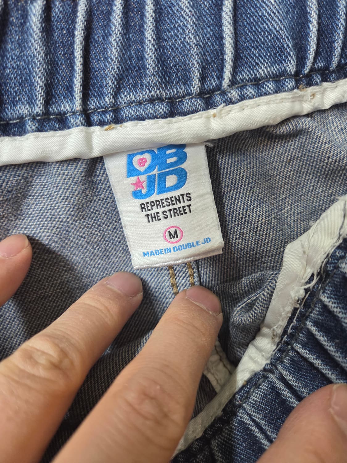 더블제이디 카펜터 데님반바지 L 대략 31 32  상품이미지5