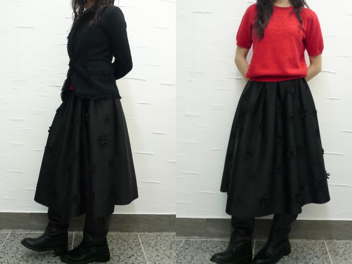flower plush skirt 상품이미지2