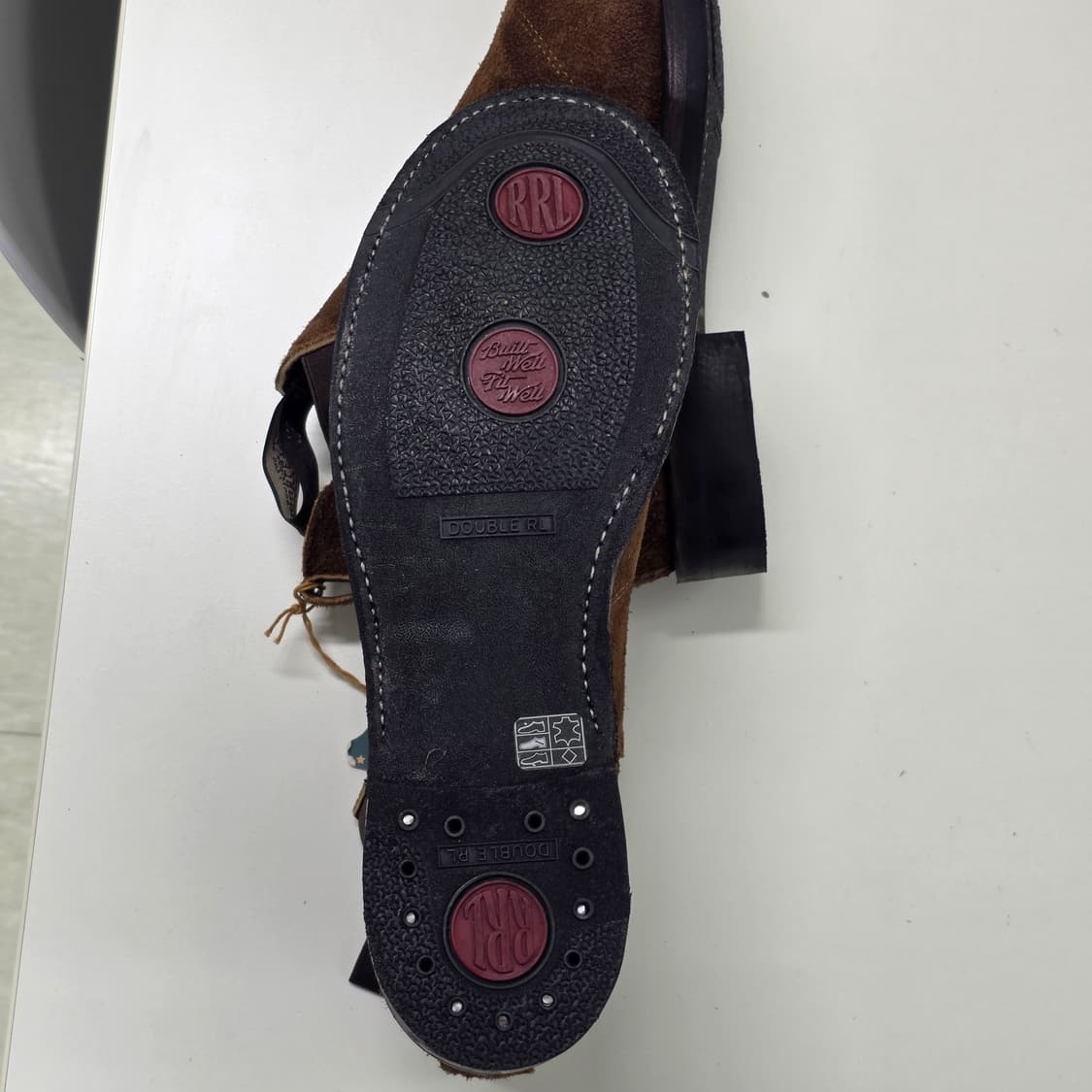 RRL 콩그레스 러프아웃 스웨이드 첼시 부츠 10d 상품이미지8