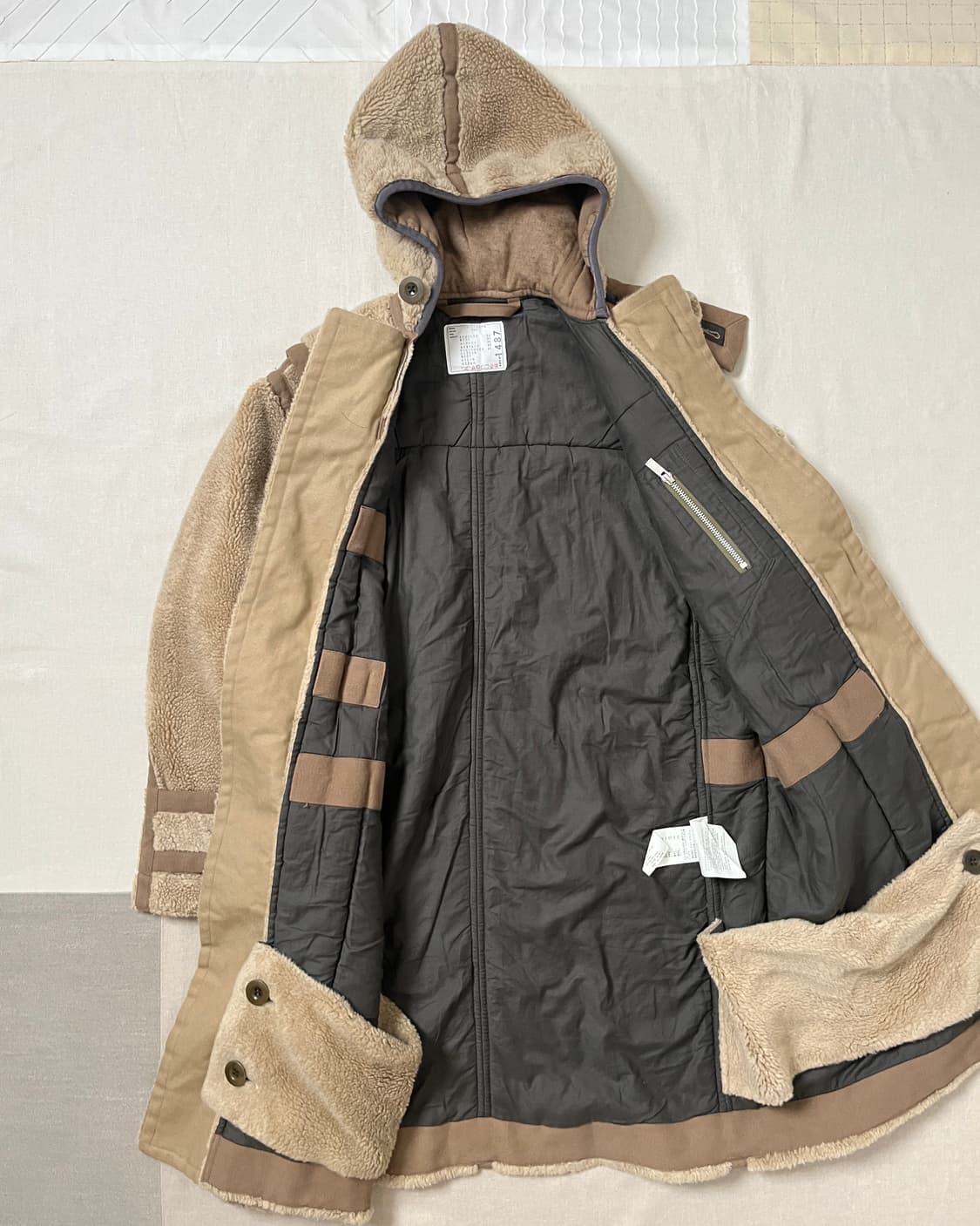 사카이 셰르파 플리스 더플코트 sacai men 퍼코트 상품이미지3