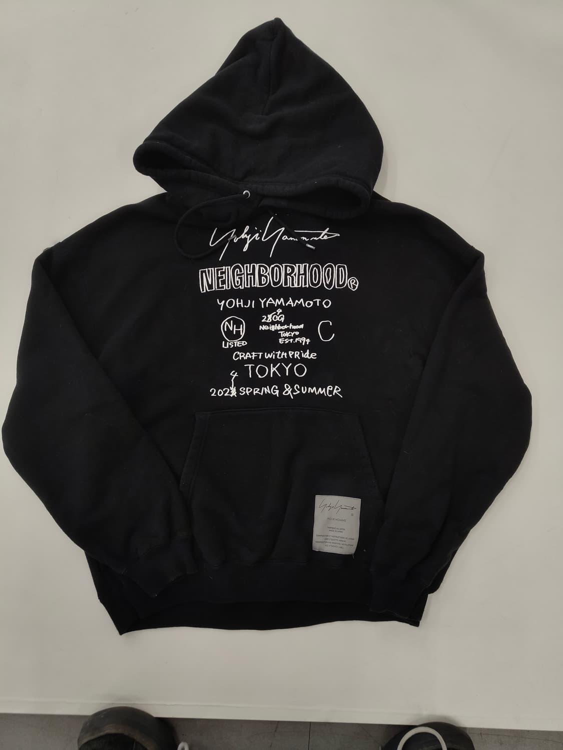 요지야마모토 네이버후드 후디 상품이미지1