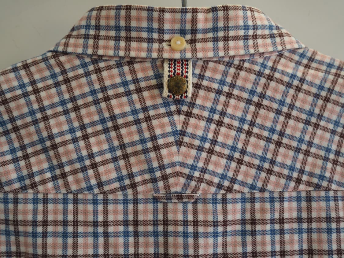 비즈빔 핑크 마이크로 타탄 체크 B.D 셔츠 l/s 상품이미지3