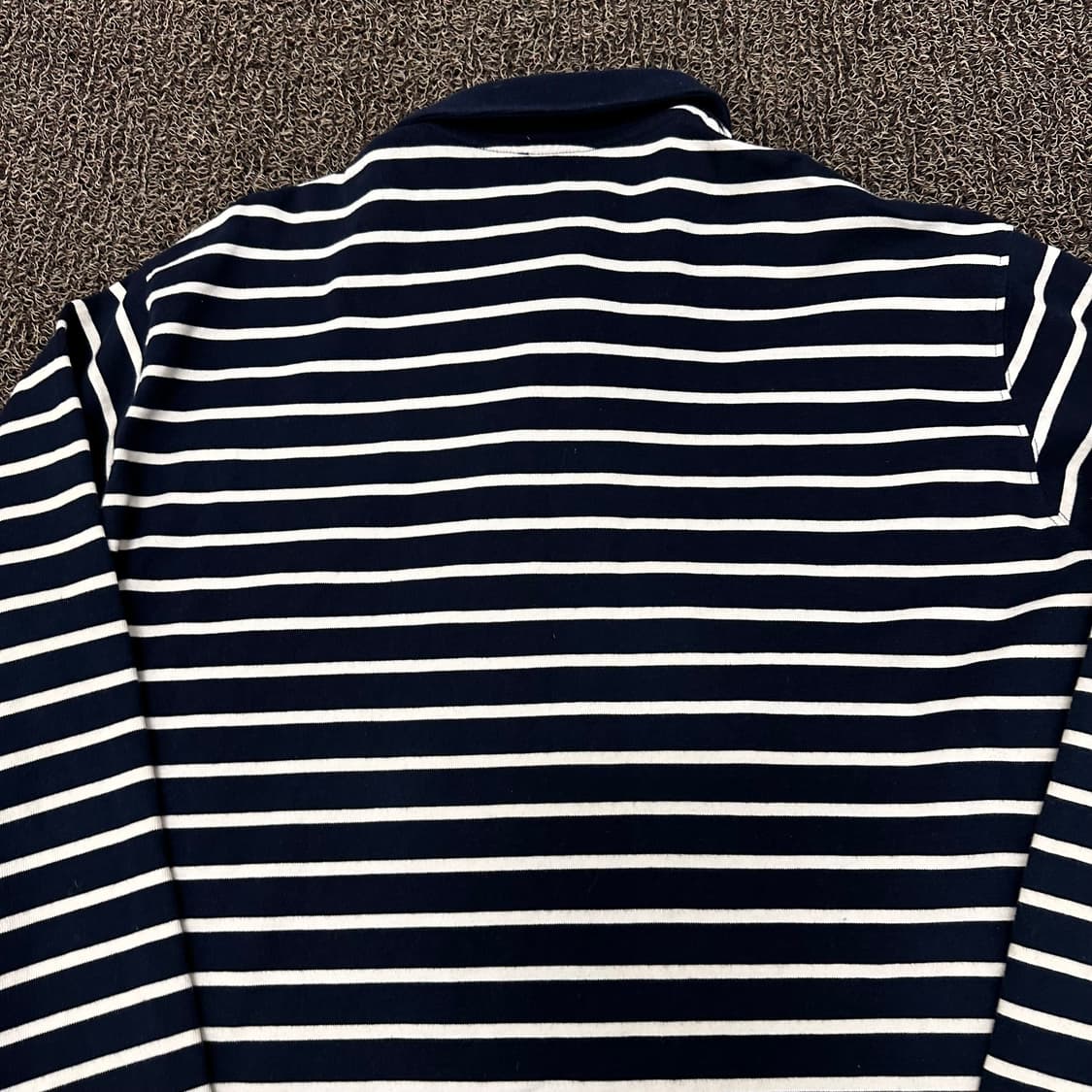 COS 코스 스트라이프 여성 긴팔 카라티 폴로티셔츠 L 상품이미지5