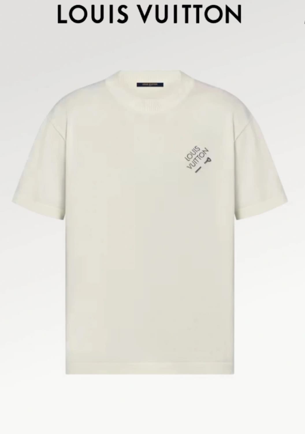 루이비통 시그니처 니트 반팔 라지 상품이미지4