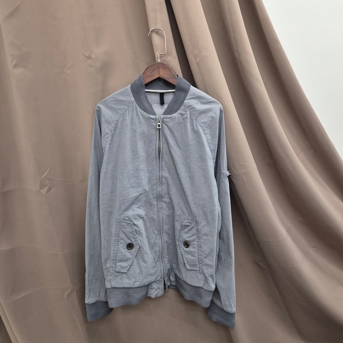 시리즈 린넨 혼방 블루종 자켓 95 상품이미지1