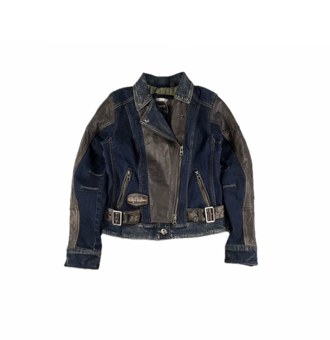 할리 데이비슨 HARLEY DAVIDSON 데님 레더자켓 상품이미지1