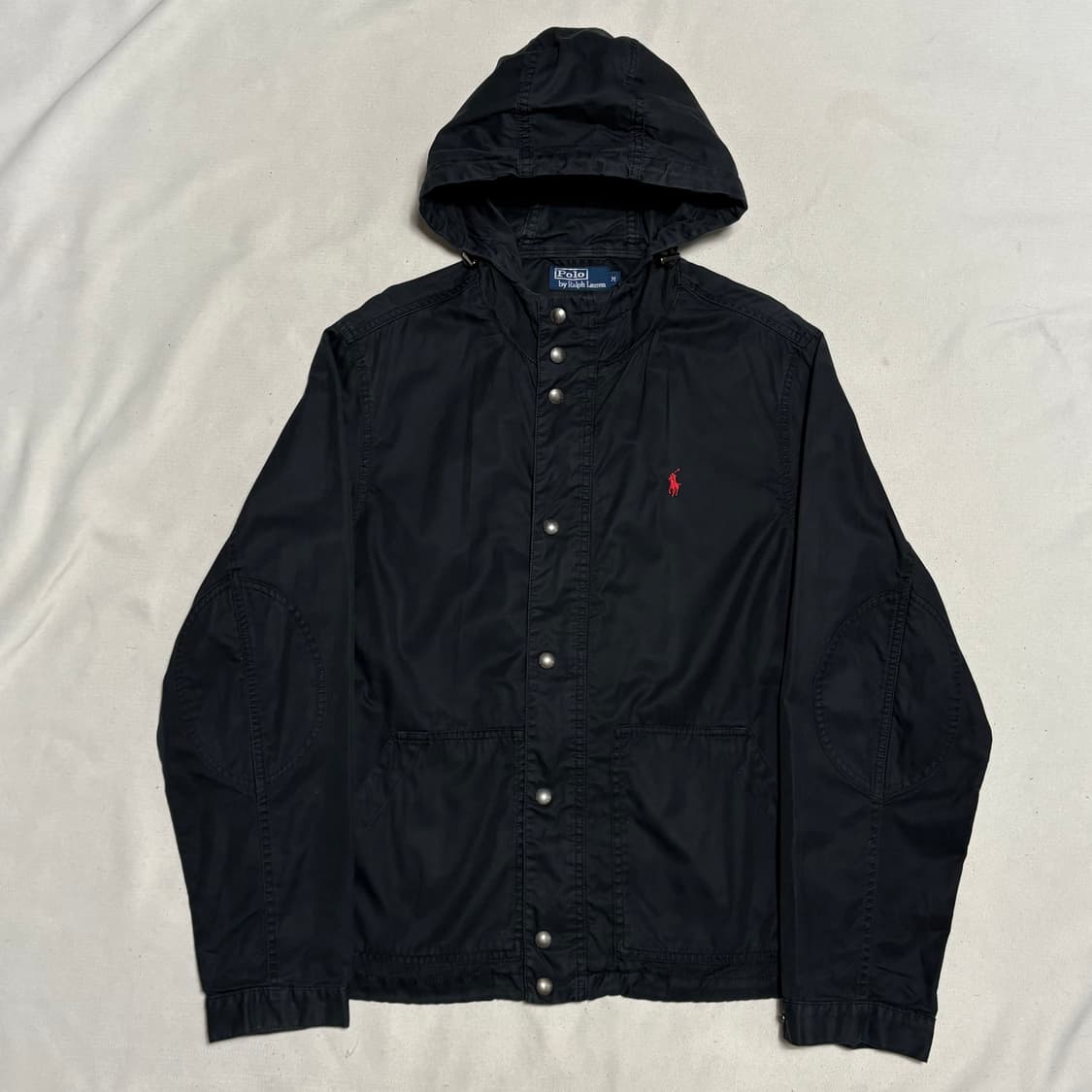 M 폴로 랄프로렌 블랙 후드 자켓 상품이미지2