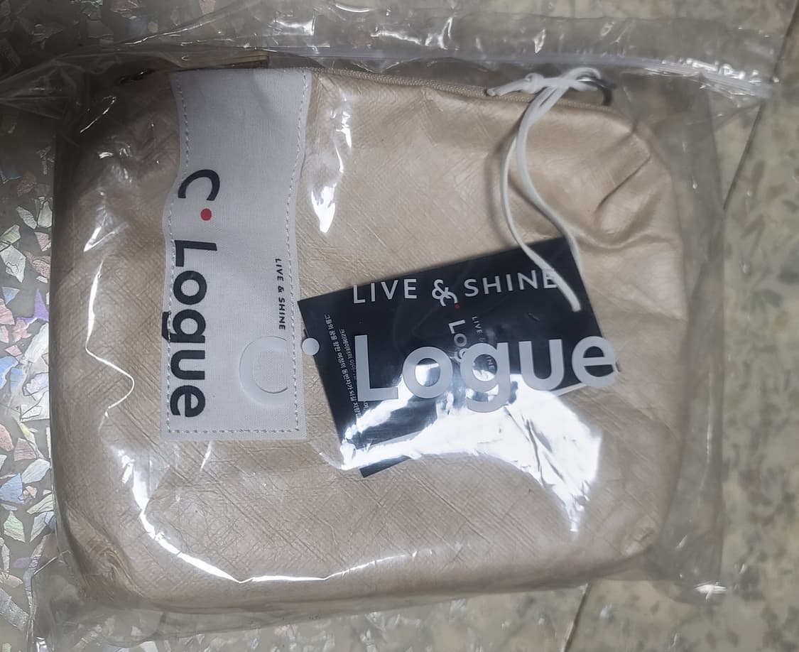 캐논 가방 C.logue 에코 컴팩트 멀티 파우치 아이보리 상품이미지1