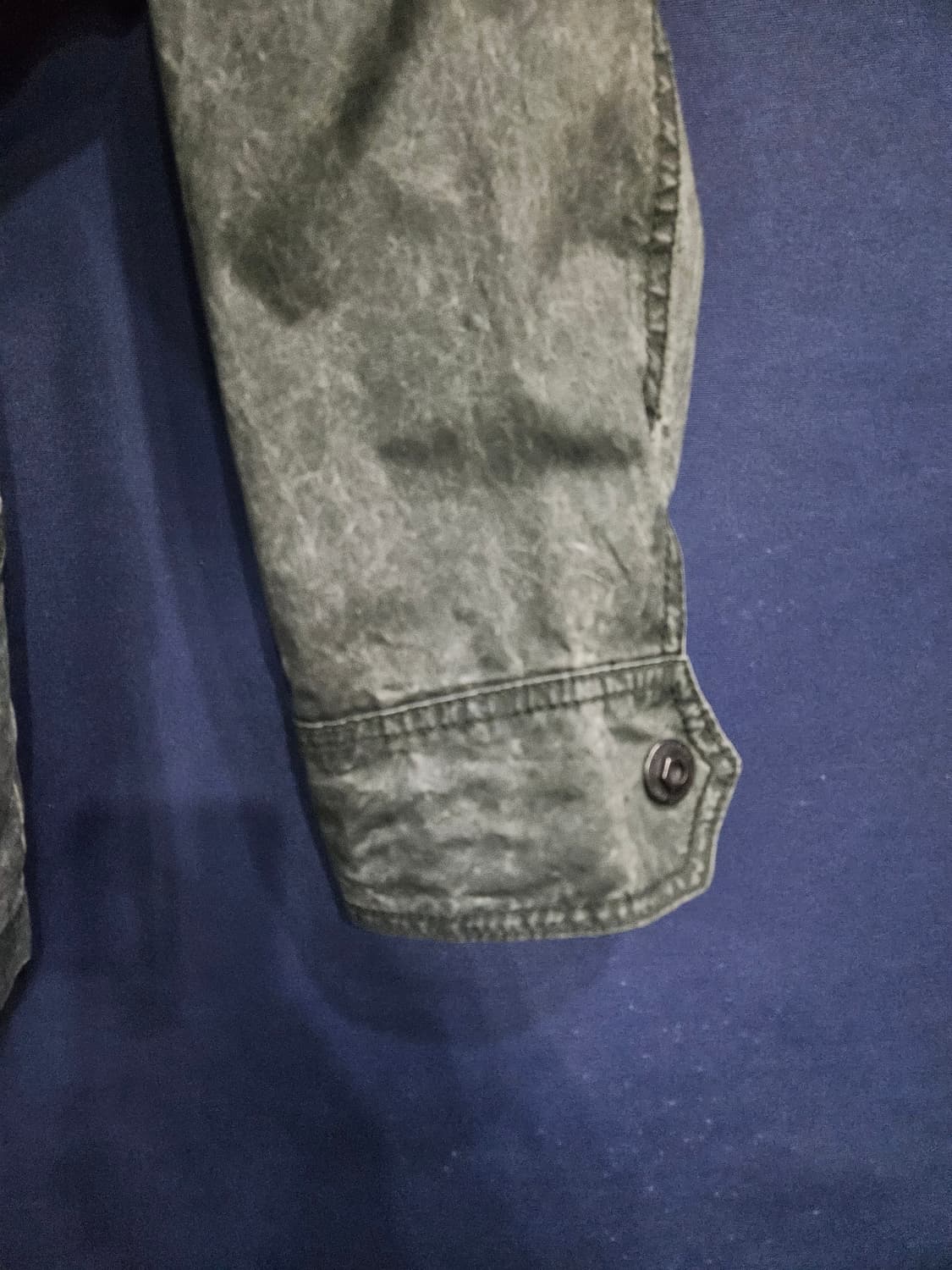 버커루 카키 남성 슬림핏 100 빈티지 야상자켓  상품이미지5