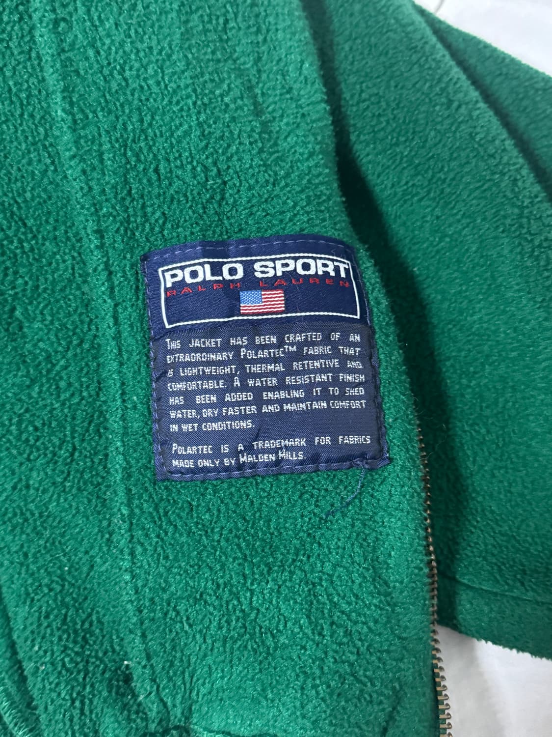 90s usa 폴로 스포츠 폴라텍 플리스 스윙톱 자켓 상품이미지7