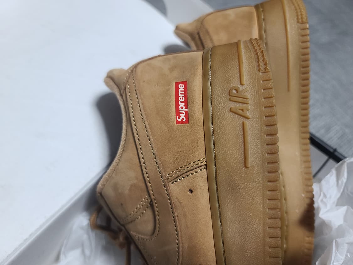 나이키 에어포스1 슈프림 된장포스 265 스니커즈 상품이미지5