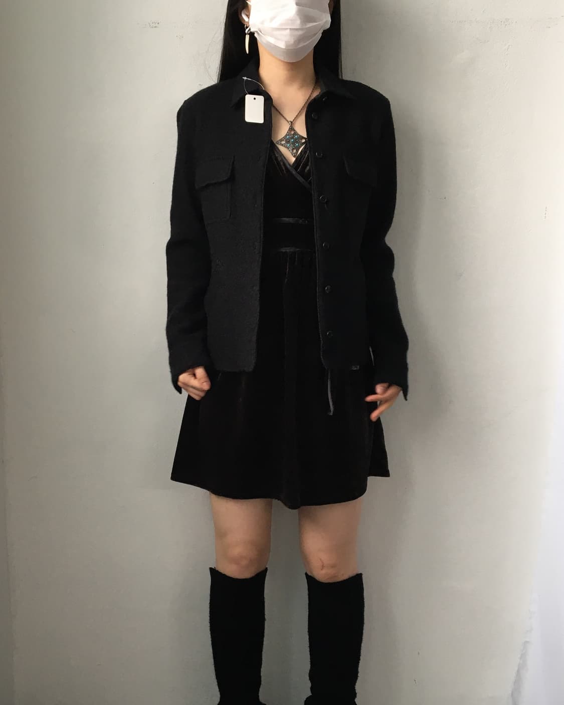 Woolen multi pocket jacket 상품이미지6