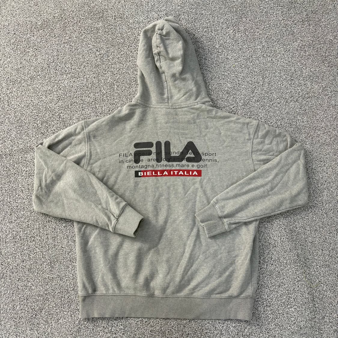 L 휠라 앞포켓 후드티 긴팔티 0304J 상품이미지3