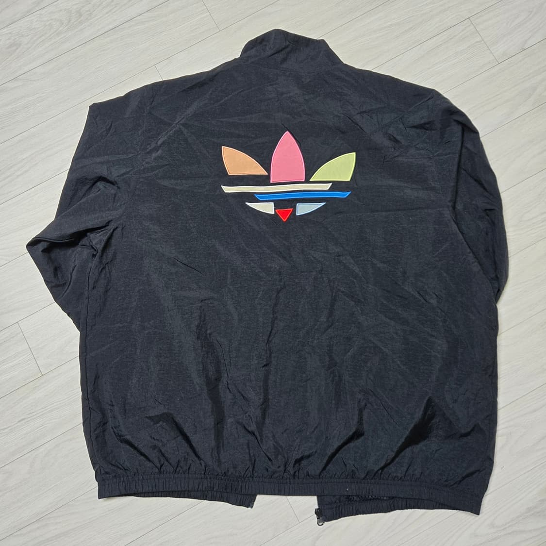 아디다스 볼드 우븐 트랙탑 블랙 멀티컬러 XL 상품이미지4