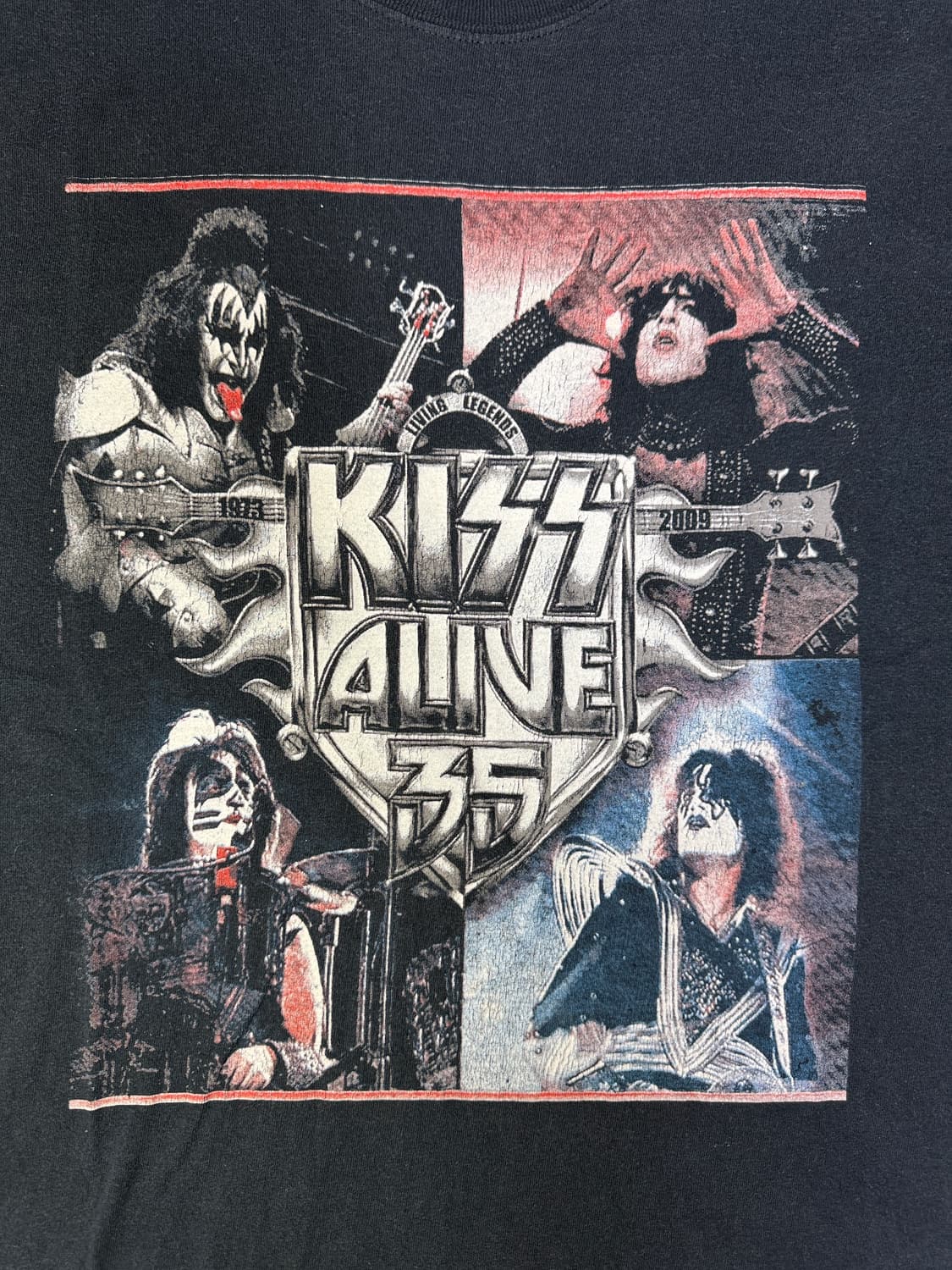 빈티지 키스 KISS ALIVE 35 투어 티셔츠 XL 상품이미지2