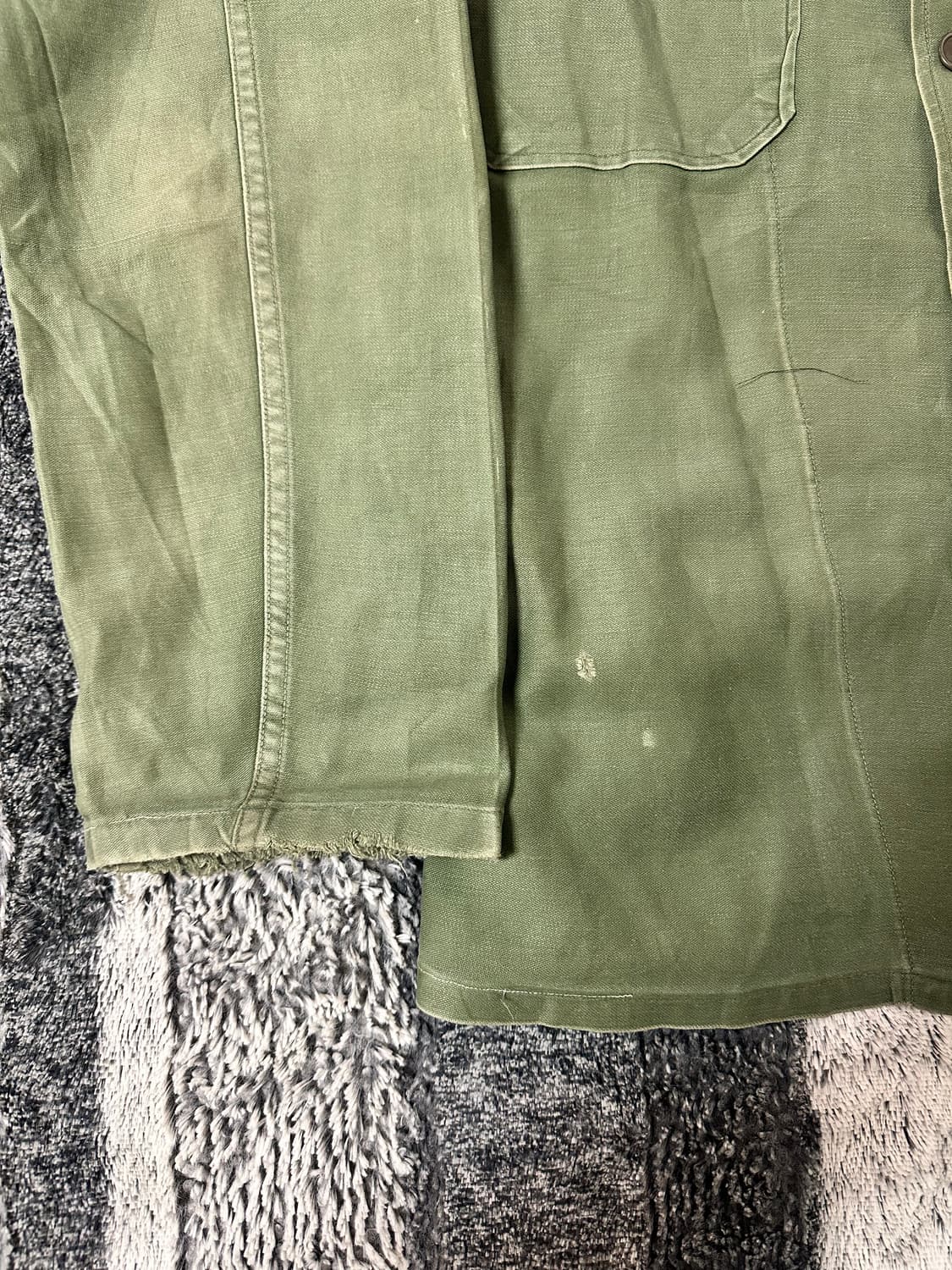 60s U.S. Army OG-107 Utility Shirt 상품이미지4