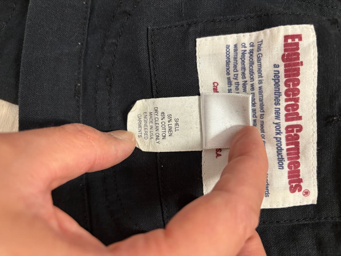 [1] 엔지니어드가먼츠 베드포드 자켓 블랙 상품이미지7