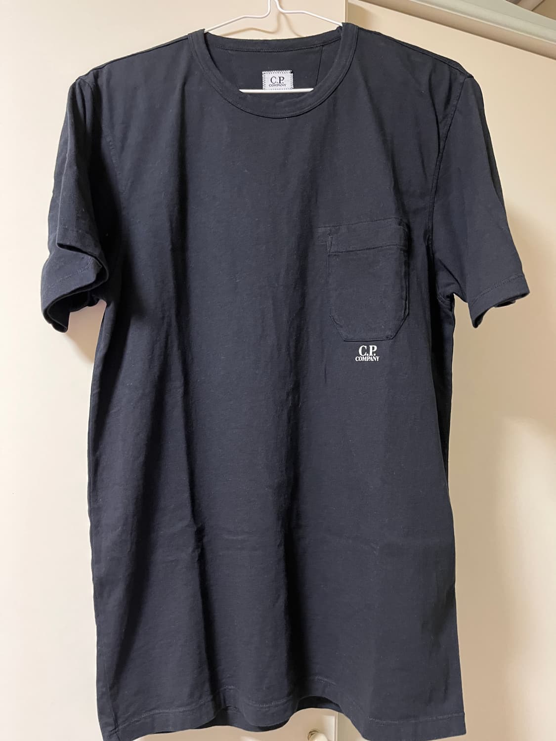 (새상품) CP COMPANY 24/1 포켓 티셔츠 블랙 S 95 상품이미지2