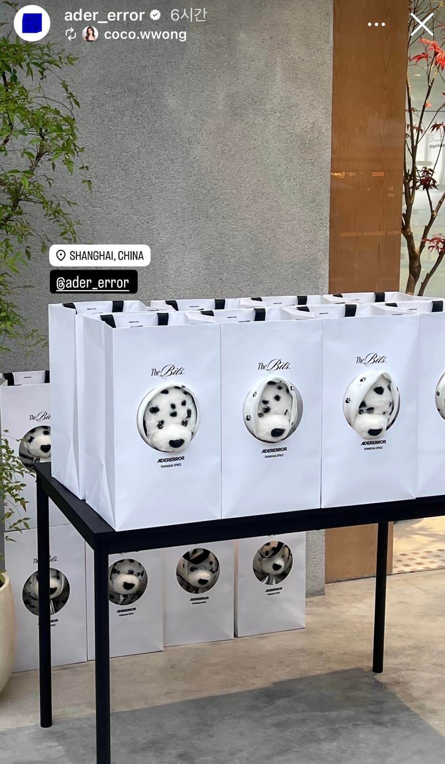 아더에러 상하이 스페이스 VIP 강아지 인형 상품이미지1