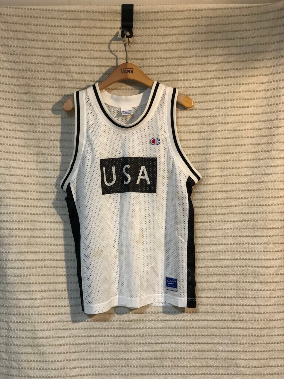 챔피온 USA 메쉬 슬리브리스 농구 나시 상품이미지1