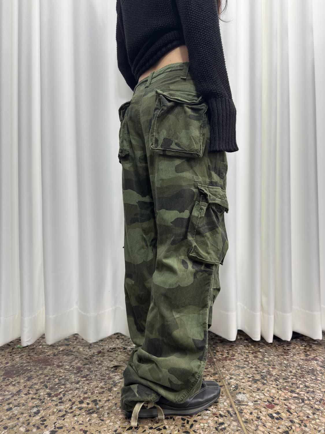camo corduroy cargo pants 상품이미지5