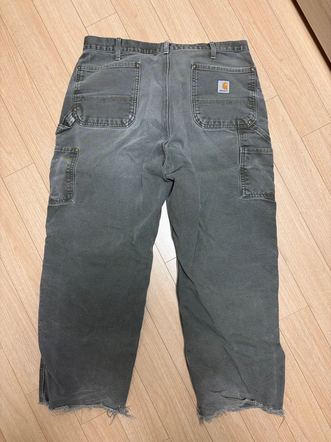 38*30) 칼하트 더블니 모스그린 상품이미지2