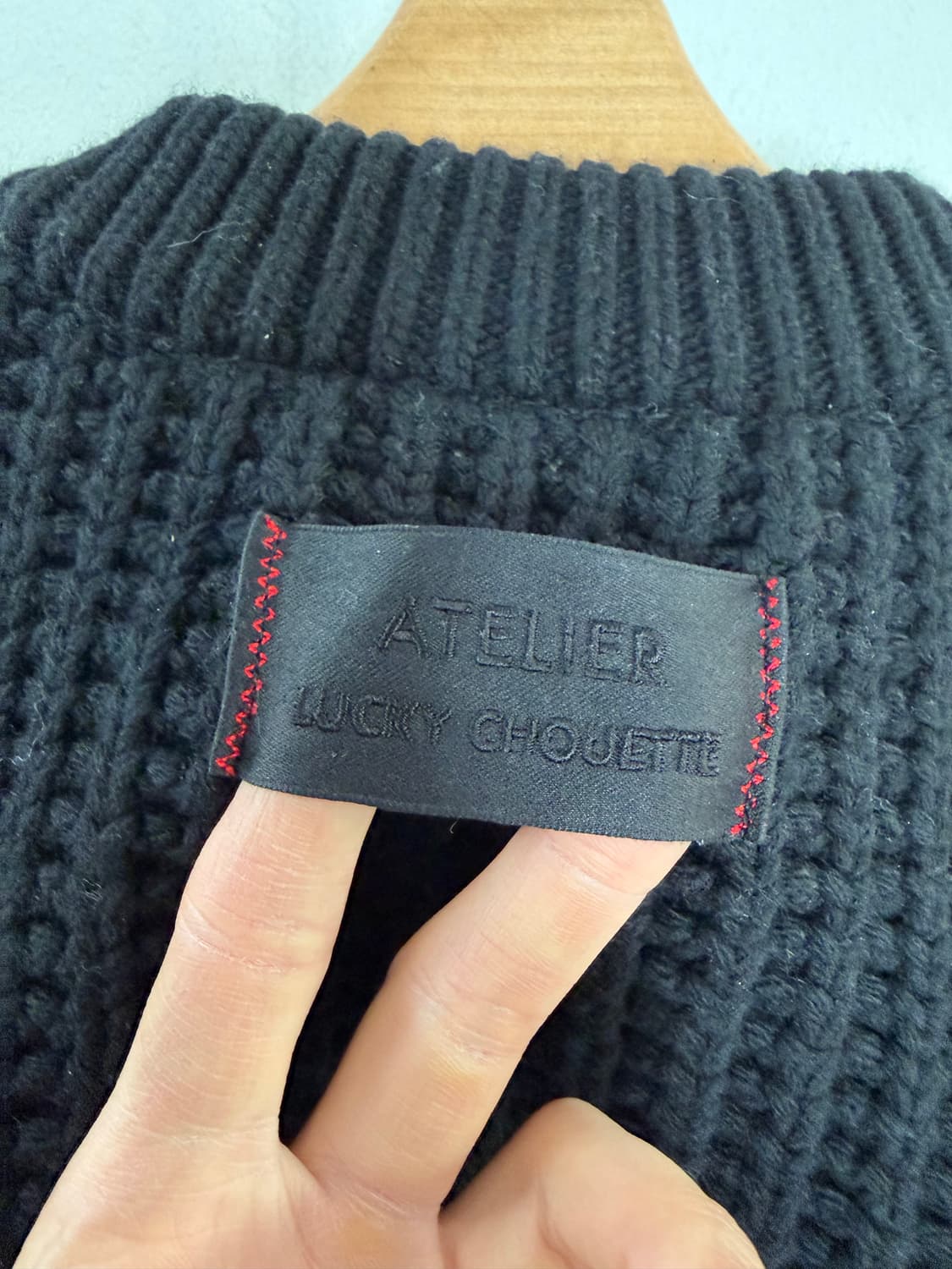 럭키슈에뜨 럭키슈에뜨니트 니트베스트 니트조끼 상품이미지5